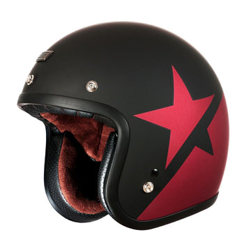 STAR RED BLACK MATT